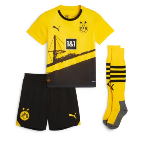 Maillot de foot Borussia Dortmund Marco Reus #11 Domicile enfant 2023-24 Manches Courte (+ pantalon court)